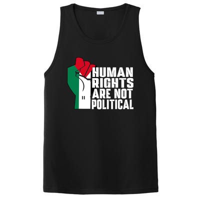 Human Rights Are Not Political Support Palestine And Gaza PosiCharge Competitor Tank