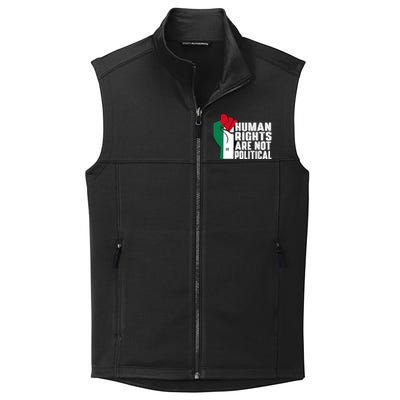 Human Rights Are Not Political Support Palestine And Gaza Collective Smooth Fleece Vest