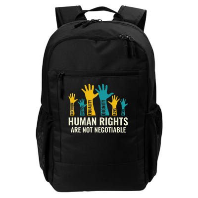 Human Rights Are Non Negotiable Human Rights Day Backpack