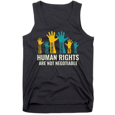 Human Rights Are Non Negotiable Human Rights Day Tank Top