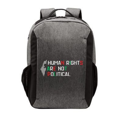 Human Rights Are Not Political Support Palestine  Vector Backpack