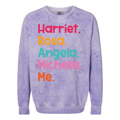 Harriet Rosa Angela Michelle Me Colorblast Crewneck Sweatshirt