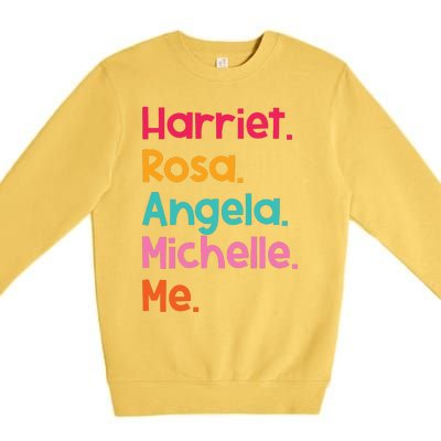 Harriet Rosa Angela Michelle Me Premium Crewneck Sweatshirt