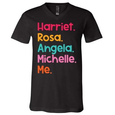 Harriet Rosa Angela Michelle Me V-Neck T-Shirt