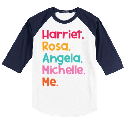 Harriet Rosa Angela Michelle Me Baseball Sleeve Shirt