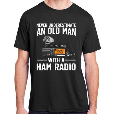 Ham Radio Art For Grandpa Amateur Radio Ham Operator Adult ChromaSoft Performance T-Shirt