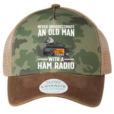 Ham Radio Art For Grandpa Amateur Radio Ham Operator Legacy Tie Dye Trucker Hat