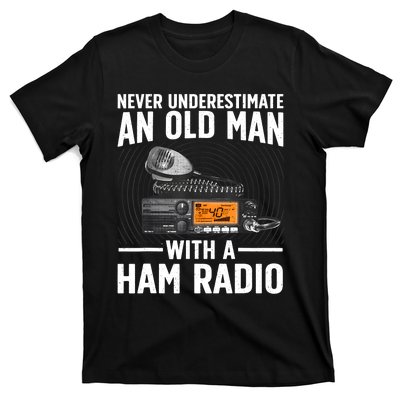 Ham Radio Art For Grandpa Amateur Radio Ham Operator T-Shirt