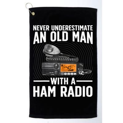 Ham Radio Art For Grandpa Amateur Radio Ham Operator Golf Towel