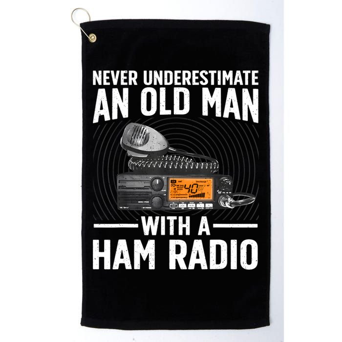 Ham Radio Art For Grandpa Amateur Radio Ham Operator Golf Towel