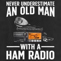 Ham Radio Art For Grandpa Amateur Radio Ham Operator Golf Towel