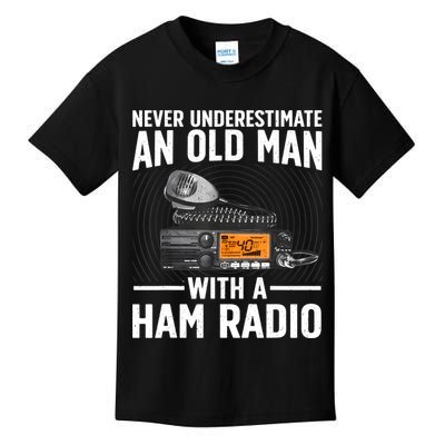 Ham Radio Art For Grandpa Amateur Radio Ham Operator Kids T-Shirt