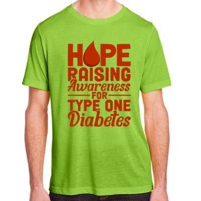 Hope Raising Awareness Diabetes Awareness Funny Gift Adult ChromaSoft Performance T-Shirt