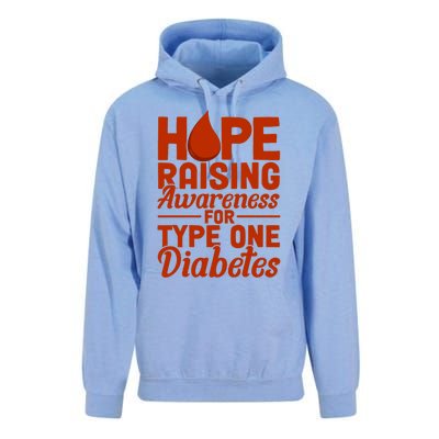 Hope Raising Awareness Diabetes Awareness Funny Gift Unisex Surf Hoodie