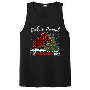 Horse Rockin Around Christmas Tree Barrel Equestrian Xmas Gift PosiCharge Competitor Tank