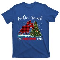 Horse Rockin Around Christmas Tree Barrel Equestrian Xmas Gift T-Shirt