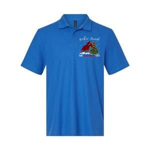 Horse Rockin Around Christmas Tree Barrel Equestrian Xmas Gift Softstyle Adult Sport Polo