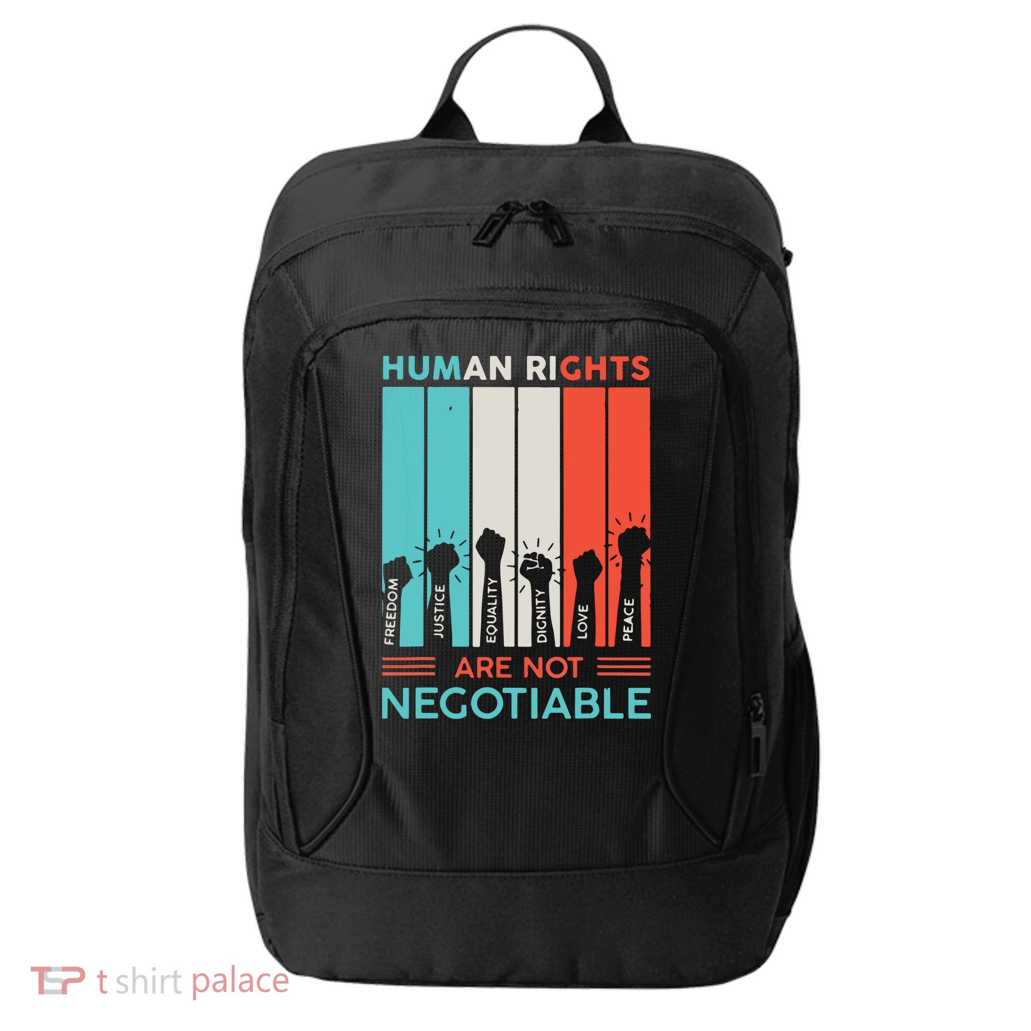 Human Rights Are Not Negotiable City Backpack