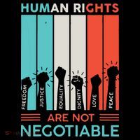 Human Rights Are Not Negotiable Impact Tech Backpack