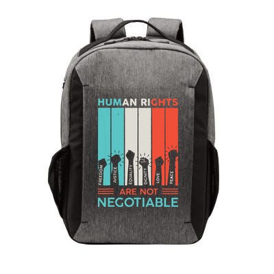 Human Rights Are Not Negotiable Vector Backpack