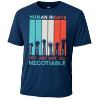 Human Rights Are Not Negotiable Cooling Performance Crew T-Shirt