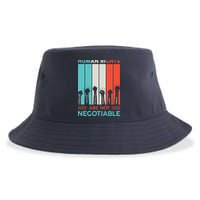 Human Rights Are Not Negotiable Sustainable Bucket Hat