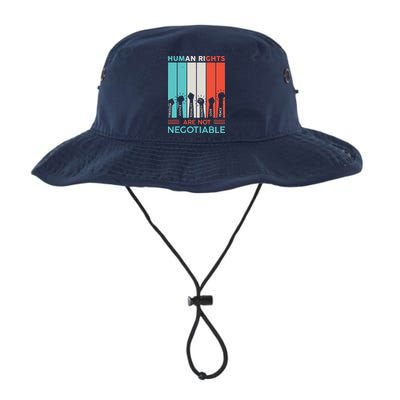 Human Rights Are Not Negotiable Bucket Hat