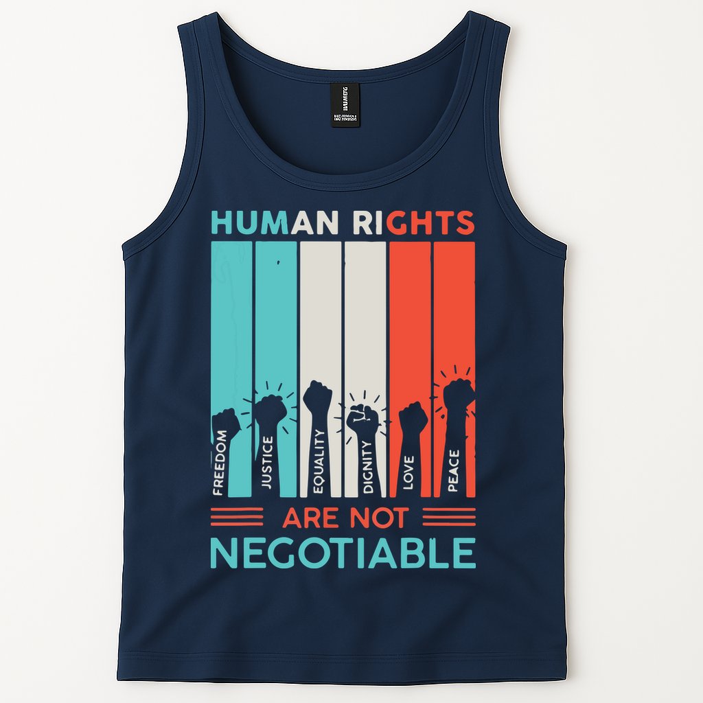 Human Rights Are Not Negotiable Tank Top