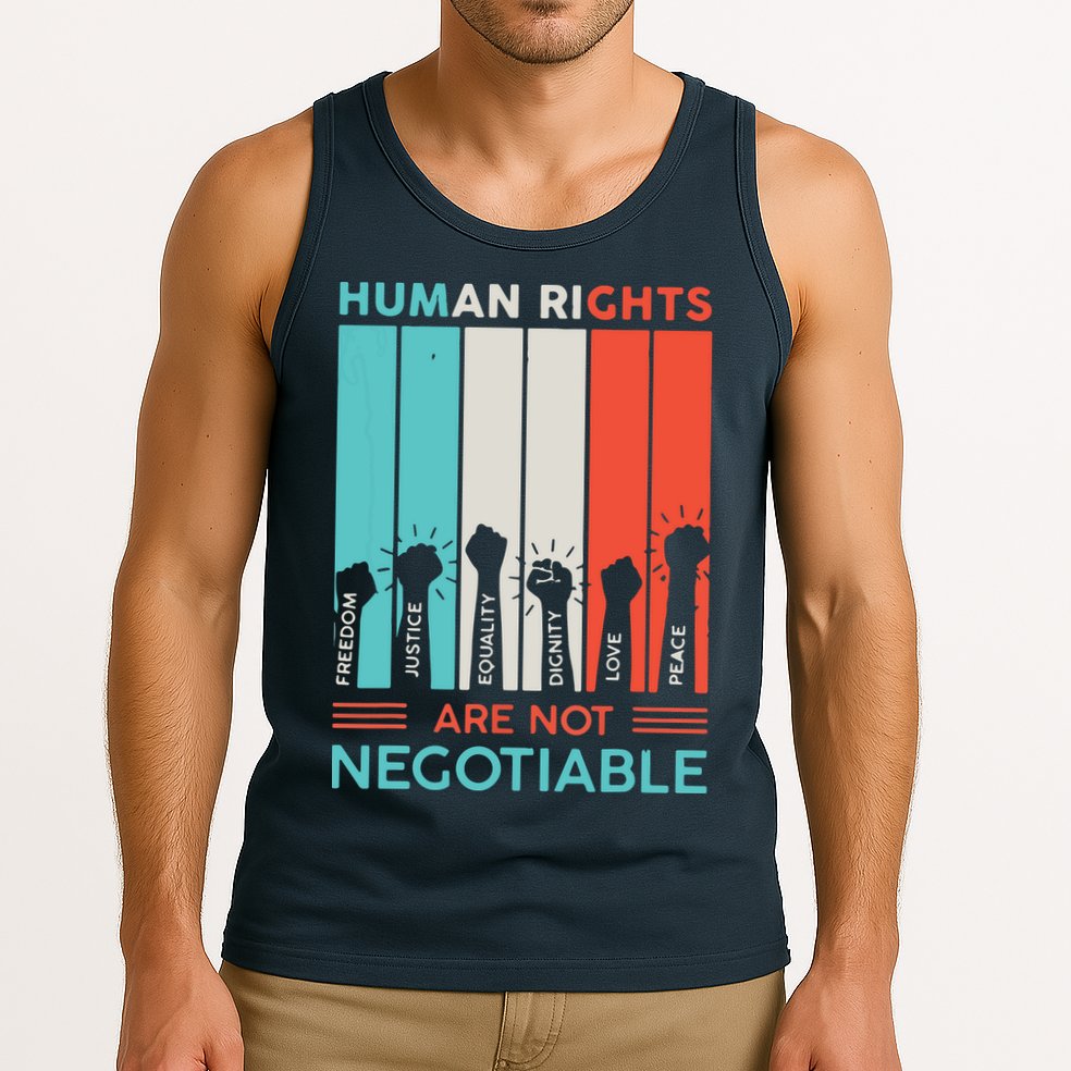 Human Rights Are Not Negotiable Tank Top