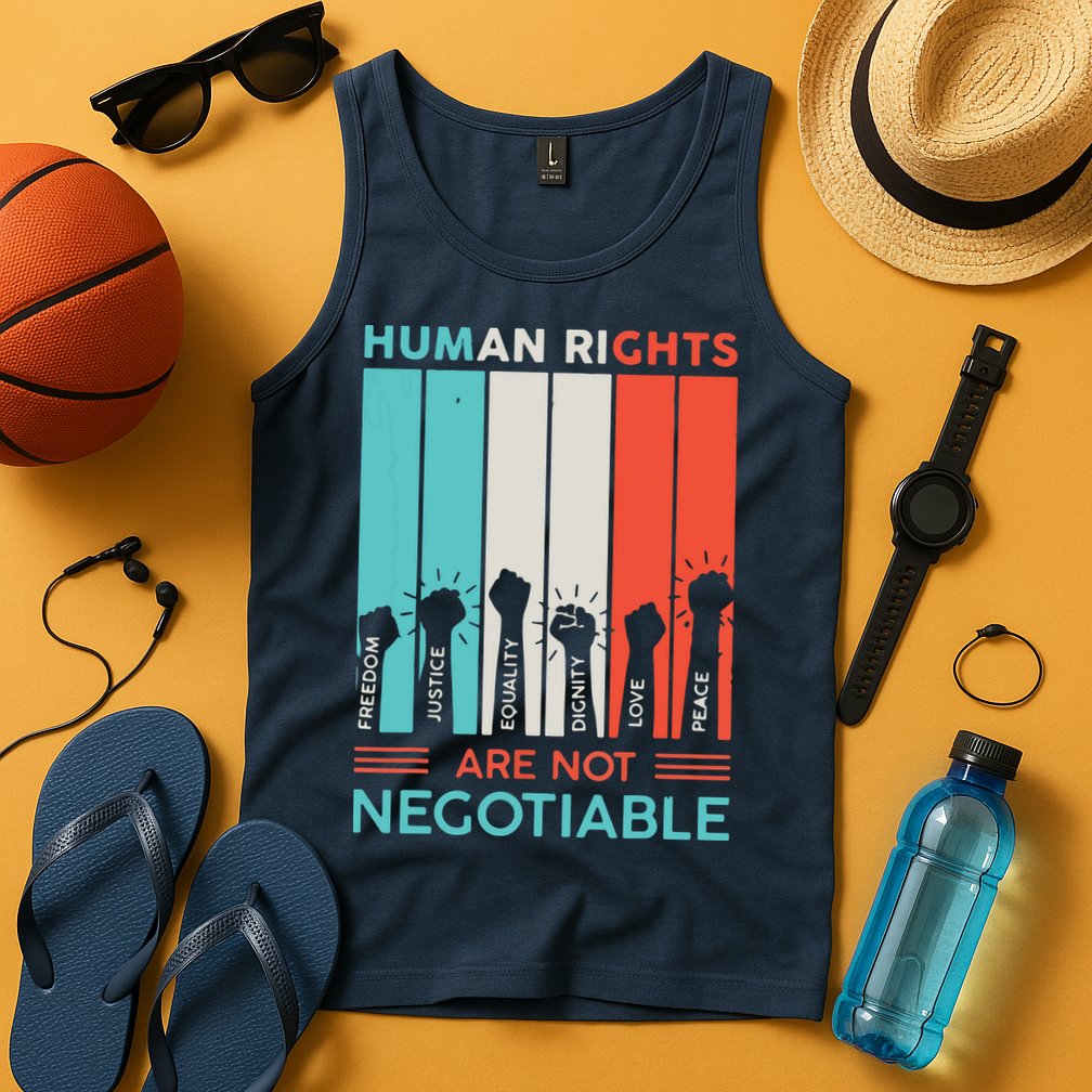 Human Rights Are Not Negotiable Tank Top