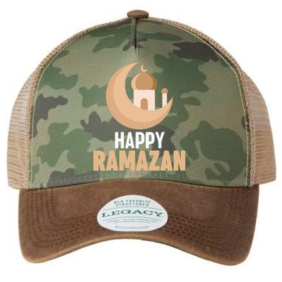 Happy Ramadan Arabic Calligraphy Gift For Ramadan Mubarak Legacy Tie Dye Trucker Hat