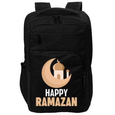 Happy Ramadan Arabic Calligraphy Gift For Ramadan Mubarak Impact Tech Backpack