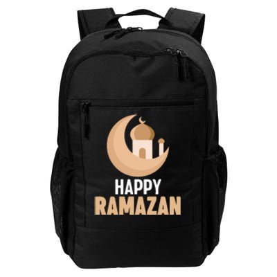 Happy Ramadan Arabic Calligraphy Gift For Ramadan Mubarak Daily Commute Backpack