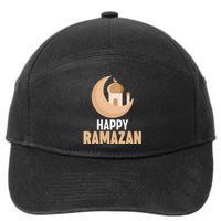 Happy Ramadan Arabic Calligraphy Gift For Ramadan Mubarak 7-Panel Snapback Hat