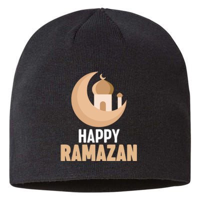 Happy Ramadan Arabic Calligraphy Gift For Ramadan Mubarak Sustainable Beanie