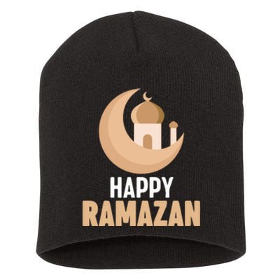 Happy Ramadan Arabic Calligraphy Gift For Ramadan Mubarak Short Acrylic Beanie