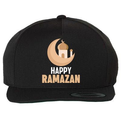 Happy Ramadan Arabic Calligraphy Gift For Ramadan Mubarak Wool Snapback Cap