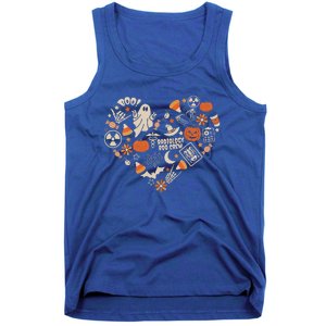 Halloween Radiology Boo Crew Heart Xray Tech Fall Autumn Tank Top