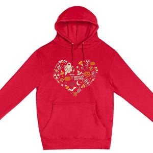 Halloween Radiology Boo Crew Heart Xray Tech Fall Autumn Premium Pullover Hoodie