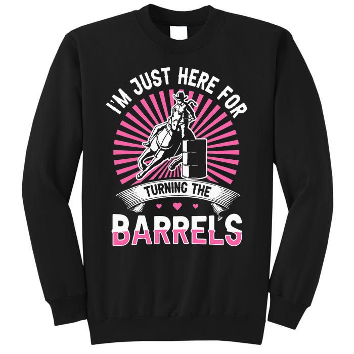 Horse Riding Barrel Racing Design for a Barrel Racer Sweatshirt