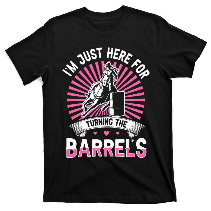 Horse Riding Barrel Racing Design for a Barrel Racer T-Shirt