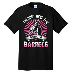 Horse Riding Barrel Racing Design for a Barrel Racer Tall T-Shirt