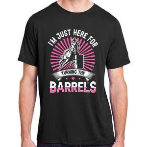 Horse Riding Barrel Racing Design for a Barrel Racer Adult ChromaSoft Performance T-Shirt