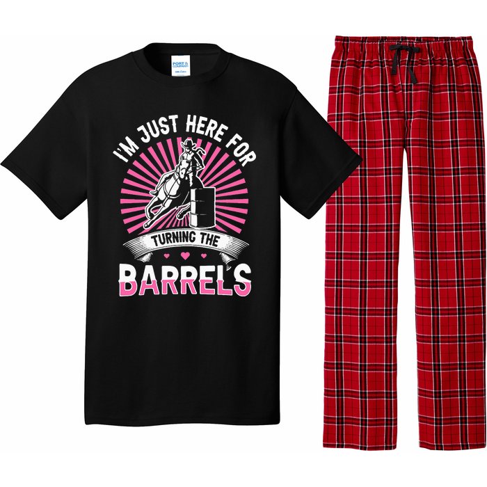 Horse Riding Barrel Racing Design for a Barrel Racer Pajama Set