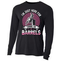 Horse Riding Barrel Racing Design for a Barrel Racer Cooling Performance Long Sleeve Crew