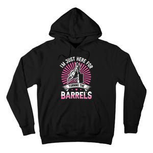 Horse Riding Barrel Racing Design for a Barrel Racer Tall Hoodie