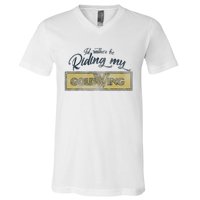 Honda Rather Be Riding My Gold Wing V-Neck T-Shirt