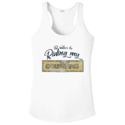 Honda Rather Be Riding My Gold Wing Ladies PosiCharge Competitor Racerback Tank