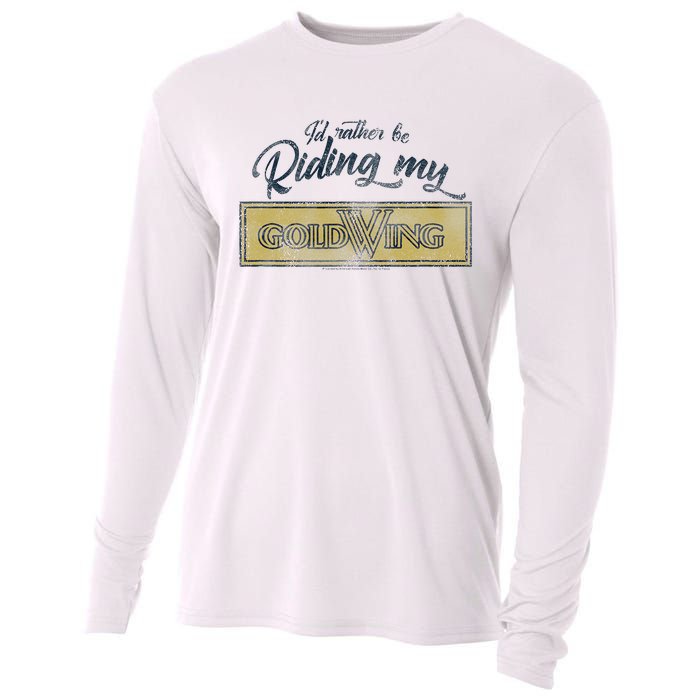 Honda Rather Be Riding My Gold Wing Cooling Performance Long Sleeve Crew