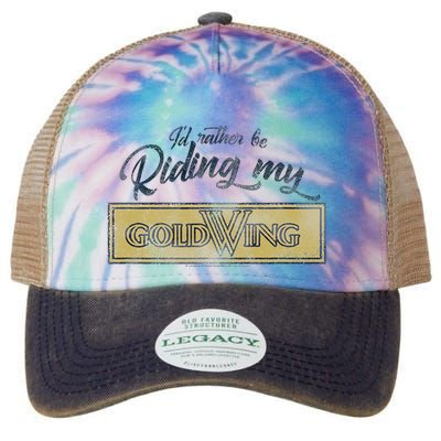 Honda Rather Be Riding My Gold Wing Legacy Tie Dye Trucker Hat